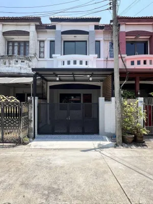 ขายทาวน์เฮ้าส์/ทาวน์โฮม  บ้านบุศรินทร์ จันทร์ทองเอี่ยม รีโนเวทใหม่ MRT-บางพลู บางรักพัฒนา บางบัวทอง นนทบุรี CX-152039